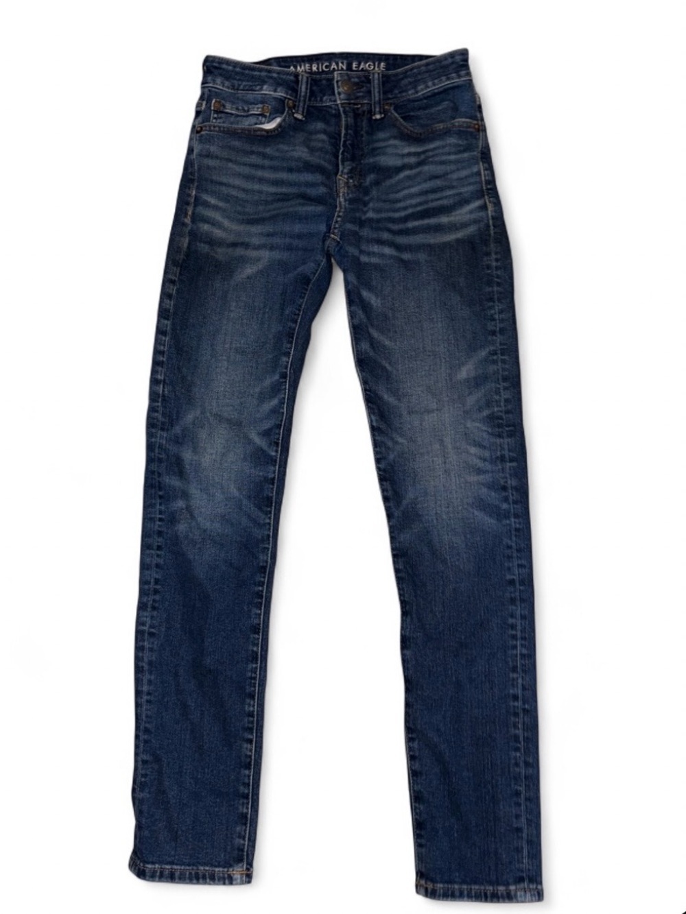American Eagle AirFlex+ Men’s 28x32 Slim Straight Stretch Jeans Dark Wash Denim